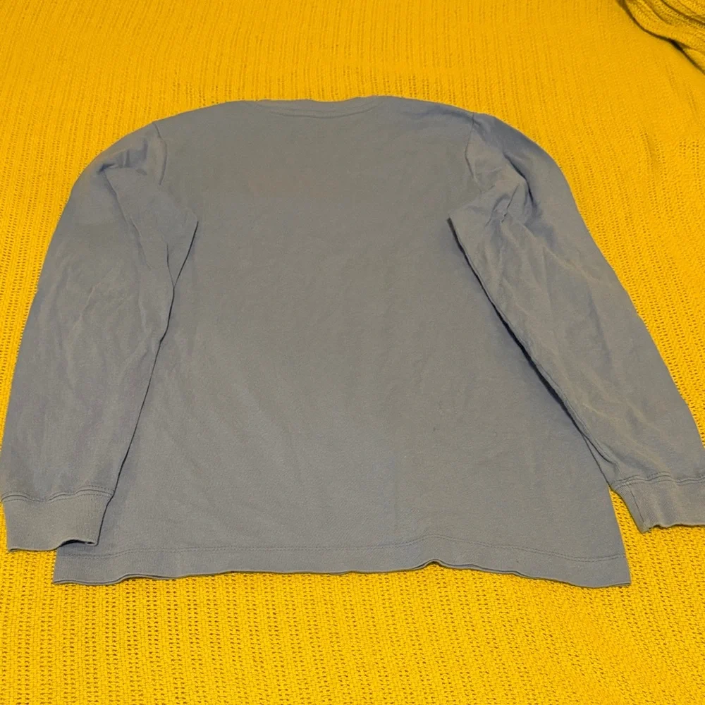Nike Long Sleeve Baseball Tee - Light Blue